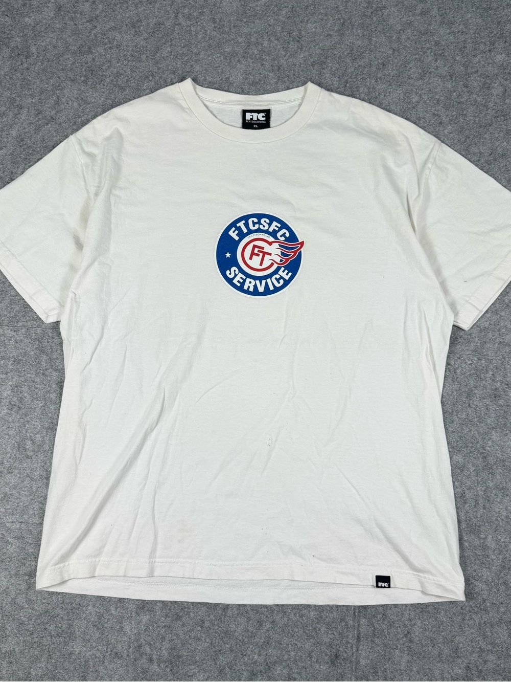 Vintage FTC Skate New York Skateboarding Center Logo Y2K T Shirt Size XL